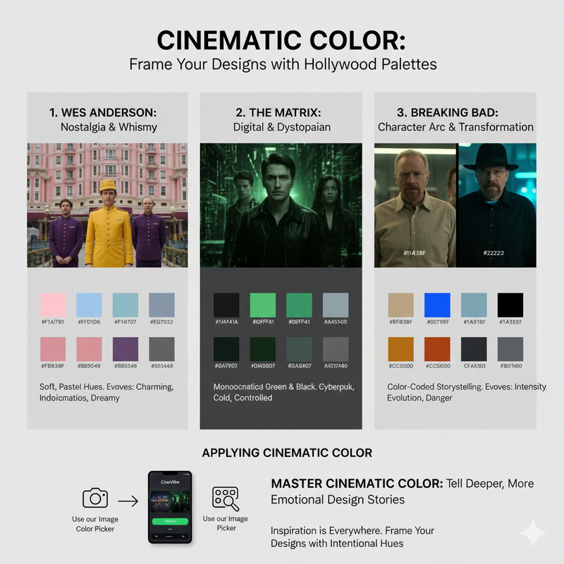 A stylized movie poster with a distinct color grade