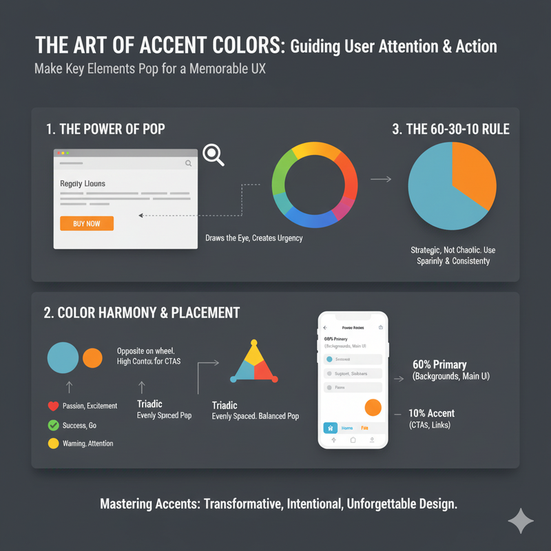 A mostly neutral design with a bright accent color